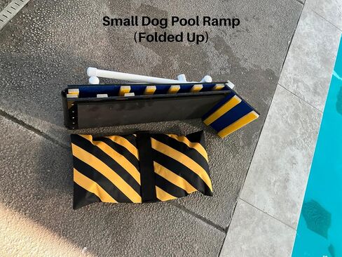 KHTS6310® Small Dog Pool Fun & Safety Ramp - The Original Made in USA in Saudi Arabia