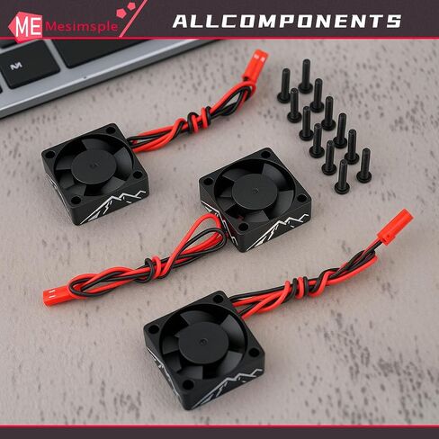 3pcs alum 30mm RC Atton Deatink 28000 دورة في الدقيقة ESC مروحة التبريد لسيارة RC 1/8 1/10 1/12 مقياس 540 550 ترقية المحرك بدون فرش in Kuwait