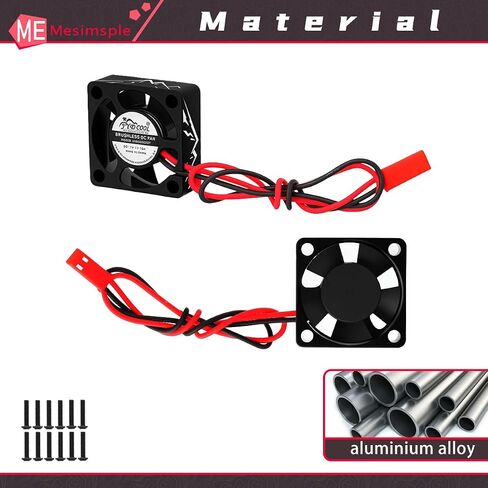 3pcs alum 30mm RC Atton Deatink 28000 دورة في الدقيقة ESC مروحة التبريد لسيارة RC 1/8 1/10 1/12 مقياس 540 550 ترقية المحرك بدون فرش in Kuwait