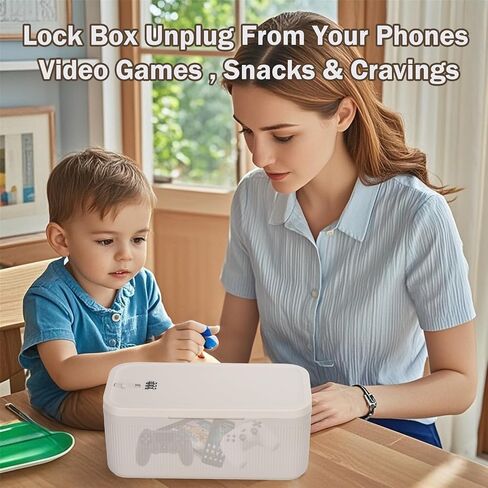 Small Lock Box for Medication Safe, Lockbox for Phone Jail, Medicine Lockable Storage Box with Code for Pills/First Aid Kits, Locked Food/Snack Box Container for Home/Fridge/Office (Pink) in Kuwait