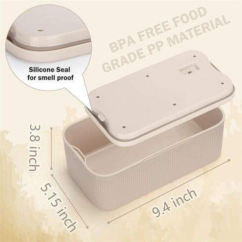 Small Lock Box for Medication Safe, Lockbox for Phone Jail, Medicine Lockable Storage Box with Code for Pills/First Aid Kits, Locked Food/Snack Box Container for Home/Fridge/Office (Pink) in Kuwait