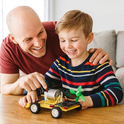 STEM Kits, STEM Toys for Kids Ages 8-14, 7-in-1 Solar Motor Science Kits for Kids, Engineering Building Kit, Solar Car Building Kit, Solar Fan Project, Gifts for Boys Girls 8 9 10 11 12 13 14 Year Old in Saudi Arabia