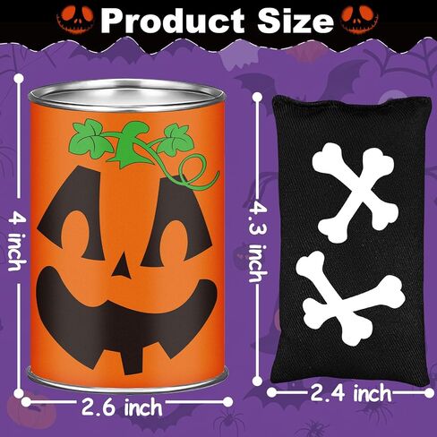 13 PCS Halloween Carnival Bean Bag Games for Kids and Come ، Halloween theme blughdown dan with 3 beal facs for trick or treat ، decor decore form in Kuwait
