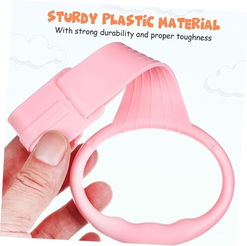 GALPADA 4 PCS حلقات سحب للعب الروضة و CRIB Plastic Plastic Rings up for Walking Training Bed Grip Sed لتطوير إكسسوارات المهارات الحركية in Kuwait