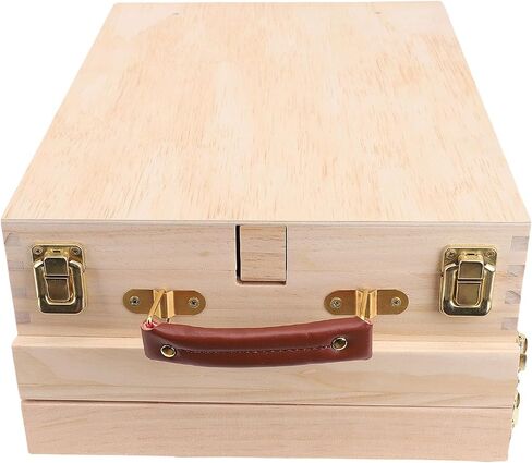 Diyeeni Art Pochade Box, Large Capacity Wooden Easel Box for 24 Inch Canvas for Sketching in Saudi Arabia