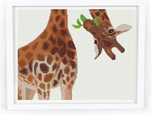 Cross Stitch Patterns PDF مضحك ، وحيوانات لطيفة ، تصميم غرزة الصليب المتقاطع للمبتدئين ، من السهل العد الحديثة العد البسيط DMC Cross Chart ، لا يتم تضمين المواد! in Saudi Arabia
