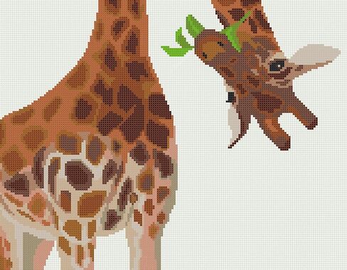 Cross Stitch Patterns PDF مضحك ، وحيوانات لطيفة ، تصميم غرزة الصليب المتقاطع للمبتدئين ، من السهل العد الحديثة العد البسيط DMC Cross Chart ، لا يتم تضمين المواد! in Saudi Arabia