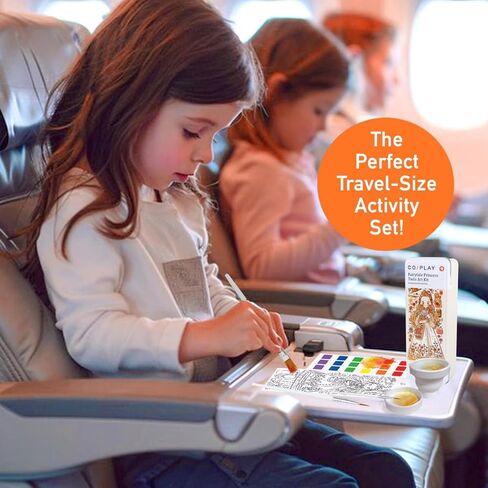 COIPLAY 648 Color Blocks Watercolor Paint Set, 52-Bookmarks, 3 Brushes, Silicone Cup, Travel & Adventure Coloring Books, for All Ages, Travel-Friendly, Easy to Use,All in One Art Supplies Craft kit in Saudi Arabia