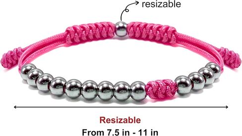 Sport Bead Ranger Bracelet, 13 Beads Score Tracker for Golf, Swimming, Baseball, Pickleball, Jogging, Adjustable Stroke Counter, Stainless Steel Beads Unisex Gift (Pink) in Saudi Arabia