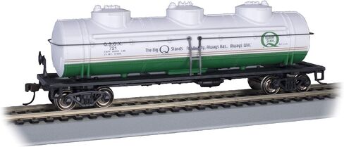 Bachmann Trains - 40 'Three Dome Tank Car - Quaker State #721 - Ho Scale in Kuwait