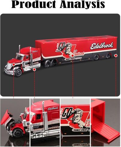 1/64 Alloy Car for Model Mack Anthem Lonestar UP Transport Die Cast Manufacturing Trailer Adult Collection Vehicle Gift in Kuwait