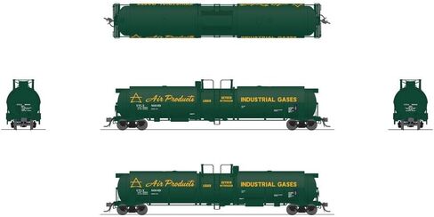 Broadway Limited 8040 Carogenic Tank Car ، منتجات هواء ، سيارة واحدة ، مقياس HO in Saudi Arabia