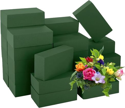 30 PCS كتل رغوة زهرية ، طوب رغوة زهرة خضراء للزهور الطازجة والاصطناعية ، رغوة بائع الزهور الرطب والجاف للترتيبات ، الحرف ، باقات ، مركزية DIY ، 5.5 × 3.1 × 1.8 في in Saudi Arabia