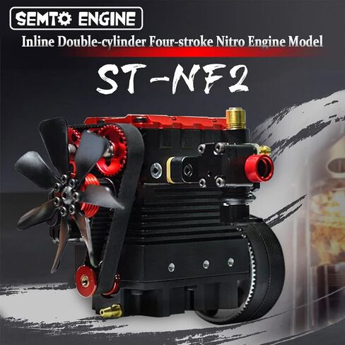 طراز Mini Model Model ، SEMTO ST-NF2 7.0cc مضمّن أسطوانات مزدوجة الأشجار ذات الأربعينات النيترو المبردة بالهواء النموذج in Kuwait