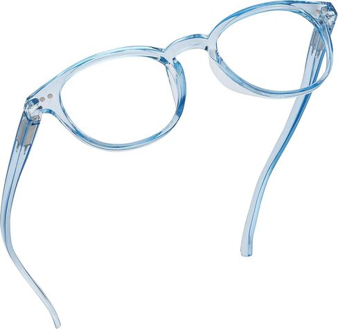 Readerest Round Blue Light Blocking Reading Glasses (Tortoise, 3.75 Magnification) - Anti Glare, Anti Eyestrain, UV Protection - Fashionable for Men and Women in Kuwait