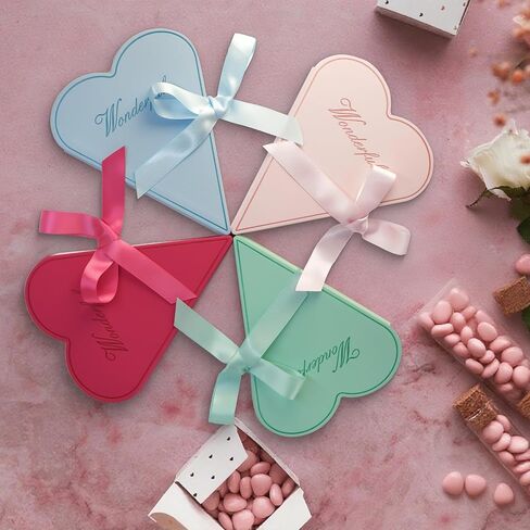 Navkejon Heart Shaped Cover Journal, PU Leather Lined Little Diary Love Aesthetic Hardcover Cute Notebook With Bow Ribbon in Kuwait