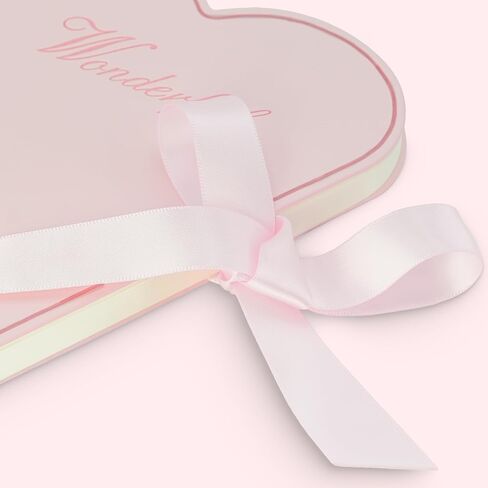 Navkejon Heart Shaped Cover Journal, PU Leather Lined Little Diary Love Aesthetic Hardcover Cute Notebook With Bow Ribbon in Kuwait