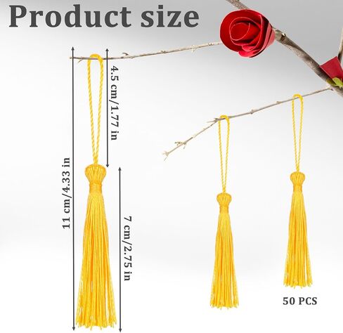 50 PCS مرجعية مرجعية بالجملة ، شرابات لسلسلة المفاتيح صنع الذهب الناعم الحريري المصنوع يدويًا مع حلقات DIY صياغة المجوهر in Kuwait