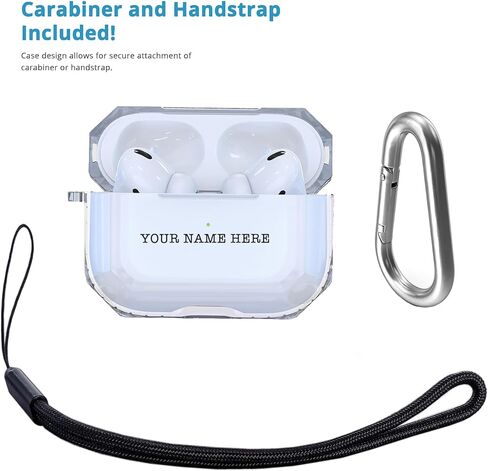 حالة الاسم المخصصة لـ AirPods 2 Pro مع Ceychain Protracted Monogram Case Case for AirPods 1 2 3 هدية فكرة AP3 in Saudi Arabia