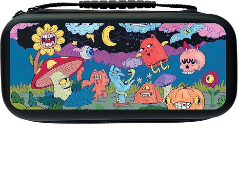 Cool Creepy Creatures Case For Nintendo Switch Funny Psychedelic Switch OLED Console Games Protective Travel Case for Girls Kids in Saudi Arabia