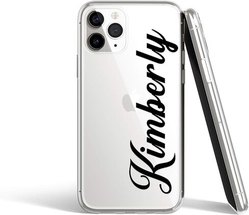 حالة مخصصة لـ iPhone 14 Plus 13 Pro Max 12 Pro 12 Mini 11 Case Case Lays Name Custom Minists Monogrammed Srockproof Cover U06 in Saudi Arabia