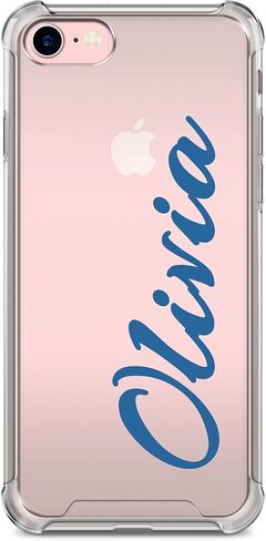 حالة مخصصة لـ iPhone 14 Plus 13 Pro Max 12 Pro 12 Mini 11 Case Case Lays Name Custom Minists Monogrammed Srockproof Cover U06 in Saudi Arabia