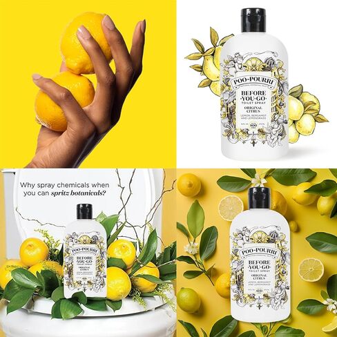 Poo-Pourri Original 16 Ounce Refill Bottle and Spritzmas Tree 2 Ounce Before You Go Toilet Spray in Kuwait