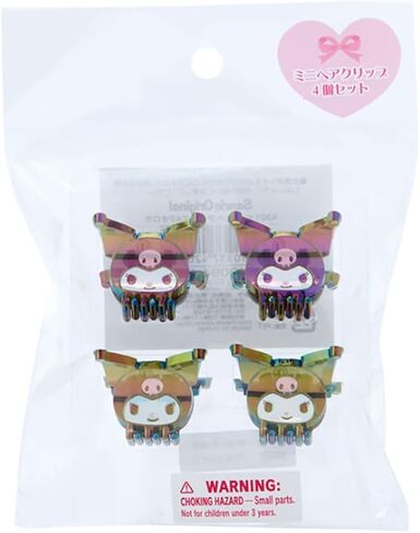 Sanrio 420964 Mini Hair Clips ، مجموعة من 4 ، Aurora ، Hangyodon ، Half Fish ، Hangyodon character in Kuwait