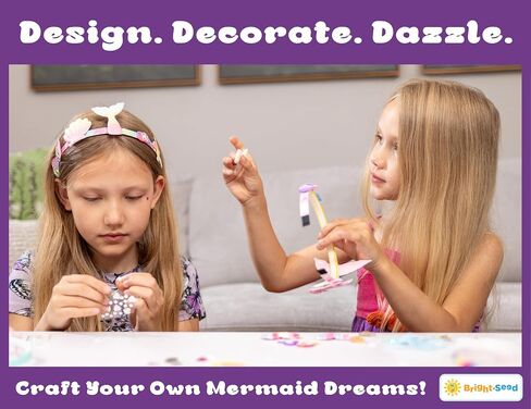 طقم صنع العقال للفتيات ، اصنع عقال رأسك الخاص ، وملحقات الفتاة من 5 إلى 12 عامًا ، و DIY Arts & Crafts ، ومجموعة ملحقات الشعر DIY ، وهدايا عيد ميلاد للفتيات 5 6 7+ سنوات ، وأفكار الهدايا يونيكورن in Kuwait
