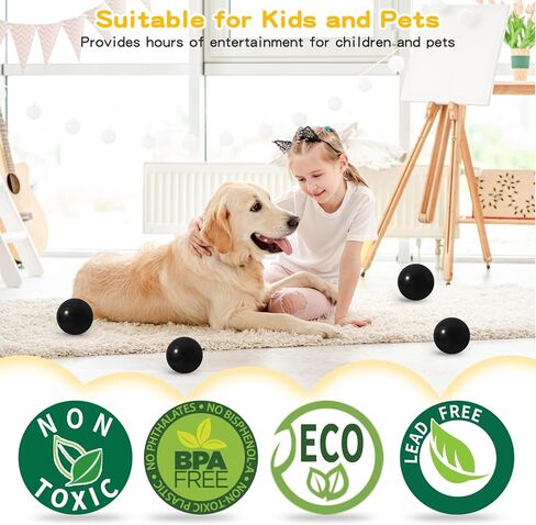 TRENDPLAY Plastic Balls for Ball Pits - Hollow Balls- Safe and Exciting Playtime - Perfect for Baby Pools, Birthday Party Decoration in Kuwait