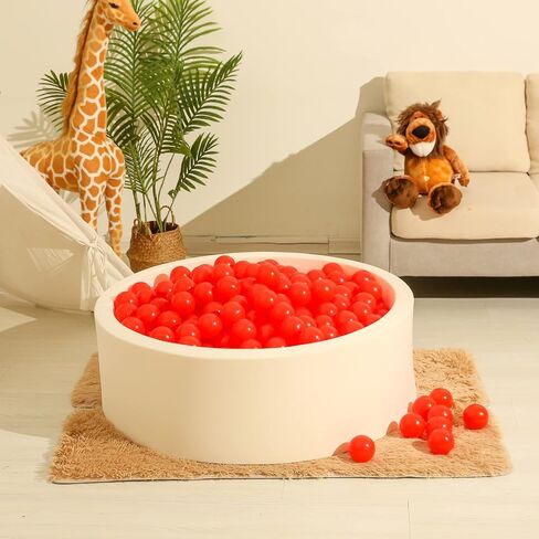 كرات بلاستيكية أكبر من ريالهاها ، تلعب كرات دبوس للأطفال الصغار حفر وملحقات الكرة للترتد ، 2.76 بوصة ، 50 100 قطعة in Kuwait