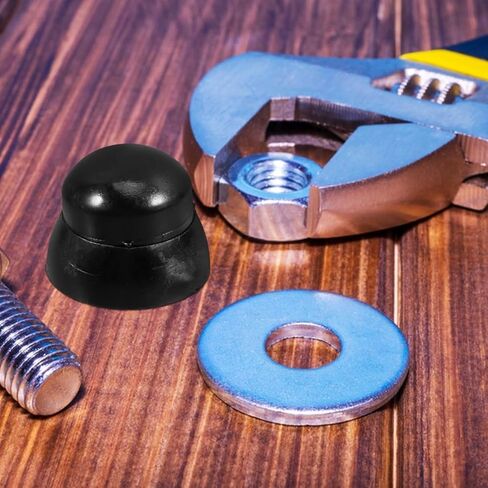 Besportble 10pcs أغطية الجوز البلاستيكية الأسود لمعدات الملعب ، وحماية الترباس المسمار ، وسهولة تثبيت أغطية الجوز للاستخدام في الهواء الطلق in Kuwait