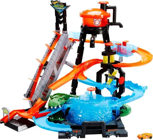 Hot Wheels City Car Wash and Giant Gator in Kuwait