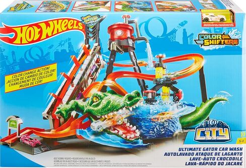 Hot Wheels City Car Wash and Giant Gator in Kuwait