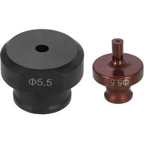Harfington Hydraulic Hole Punch Die 16.5mm مستديرة حفرة 40CR الصلب مجموعة اللكم الكهربائية لآلة اللكم الكهربائية MHP-20 JP-20 ، Burgundy & Black in Kuwait