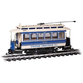 Bachmann Trains - Streetcar - United Traction CO. (Blue & Cream) - Large G Scale in Kuwait