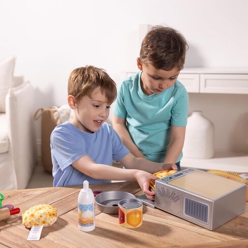 Melissa & Doug Make and Bake Pies Play Play مجموعة طعام وفرن خشبي مع عجينة اسفنجي للأعمار 3+ - FSC معتمدة in Saudi Arabia