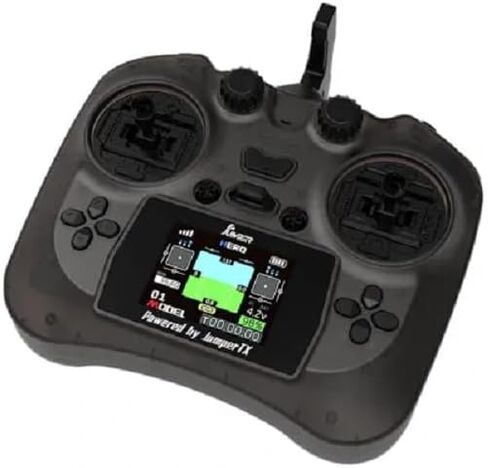 Jumper 2.4g 100MW شاشة ملونة ذكية مدمجة في ELRS Radio Controller Hall Sensor Gimbals Gray in Kuwait