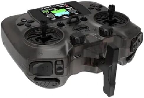 Jumper 2.4g 100MW شاشة ملونة ذكية مدمجة في ELRS Radio Controller Hall Sensor Gimbals Gray in Kuwait