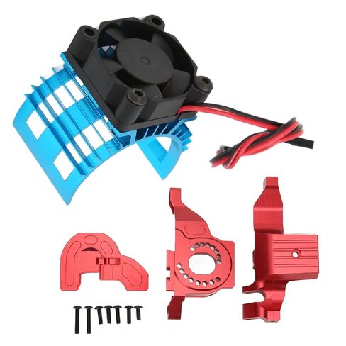 RC CAR DISTRING STELL STINELLEUM Aluminium Motor Motor With With Bolder Plate Death for Upgrade Date Rust Proof Wear Displication Quick Fears All Heat Shell Heat (Black) in Kuwait