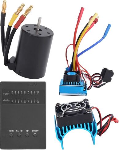3650 Motor 2300kV 45a Brushless ESC Program Card Card Seat Heaf Seat 1/10 RC Car SCX10 in Saudi Arabia