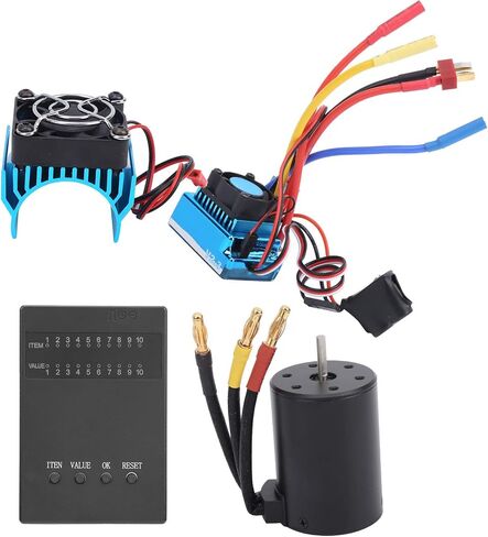 3650 Motor 2300kV 45a Brushless ESC Program Card Card Seat Heaf Seat 1/10 RC Car SCX10 in Saudi Arabia