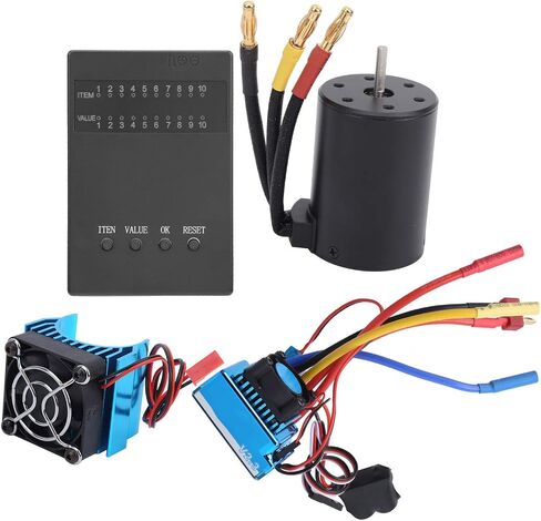 3650 Motor 2300kV 45a Brushless ESC Program Card Card Seat Heaf Seat 1/10 RC Car SCX10 in Saudi Arabia