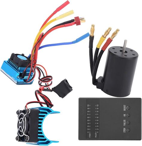 3650 Motor 2300kV 45a Brushless ESC Program Card Card Seat Heaf Seat 1/10 RC Car SCX10 in Saudi Arabia
