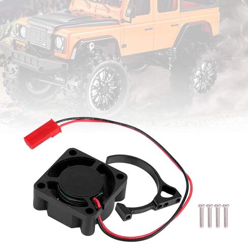 540 550 Engine Cooling Fin Heatsink with Fan Aluminum Alloy for RC 1:10 Motor (25 * 25MM5V with Accessories) in Kuwait