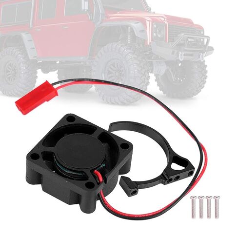 540 550 Engine Cooling Fin Heatsink with Fan Aluminum Alloy for RC 1:10 Motor (25 * 25MM5V with Accessories) in Kuwait