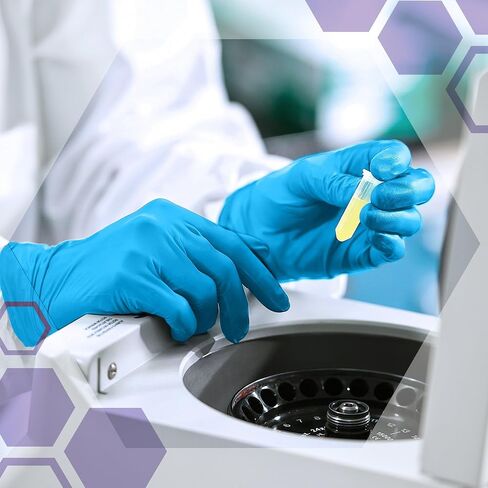 قفازات KIMTECH للكبار من الجنسين، مقاس صغير من Kimtech Nitrile Exam، أزرق، مقاس صغير أمريكي in Kuwait