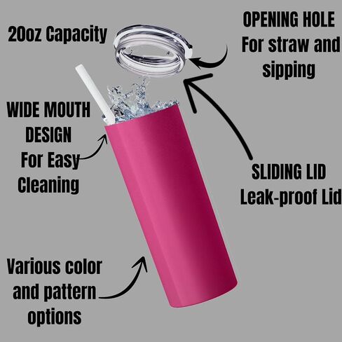 Personalized Floral Tumbler with Straw – Custom Name 20oz Insulated Stainless Steel Cup – Peony Rose Travel Mug – Bridesmaid Gift, Birthday or Wedding Gift for Her, Mom, Friend in Saudi Arabia