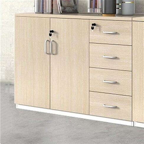 File Cabinets Combination Filing Cabinet Wooden Storage Printer Six Doors Four Drawers Data 2.8 Meter Office in Saudi Arabia