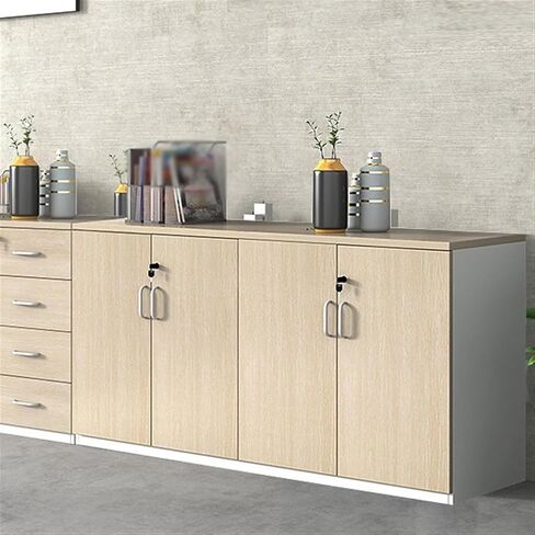 File Cabinets Combination Filing Cabinet Wooden Storage Printer Six Doors Four Drawers Data 2.8 Meter Office in Saudi Arabia